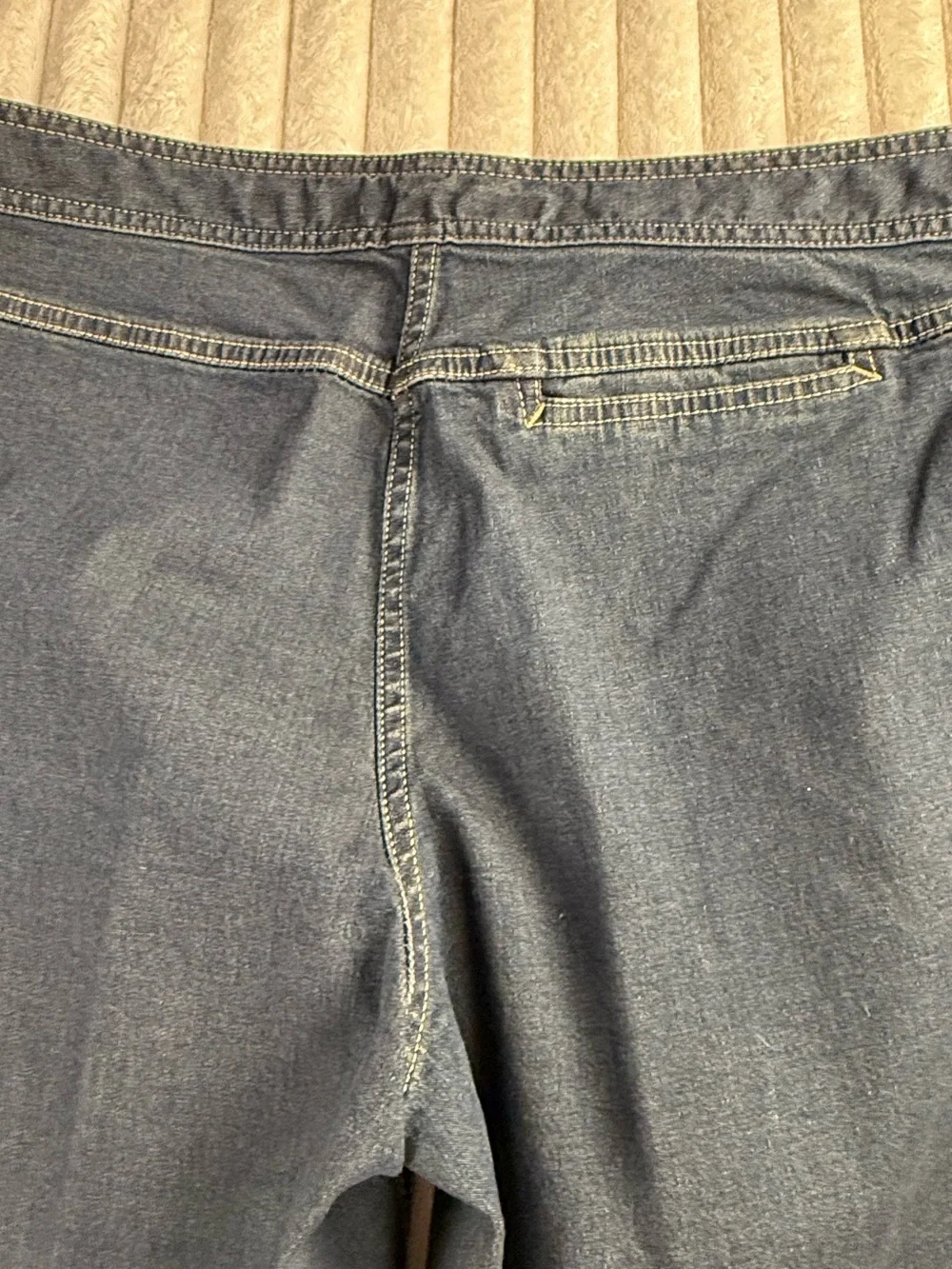 NWT J. Jill Genuine Fit Below Waist Cropped Denim Jeans Blue‎ 10T